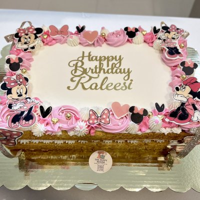 1/4 Sheet Cake - 25-30 Servings
