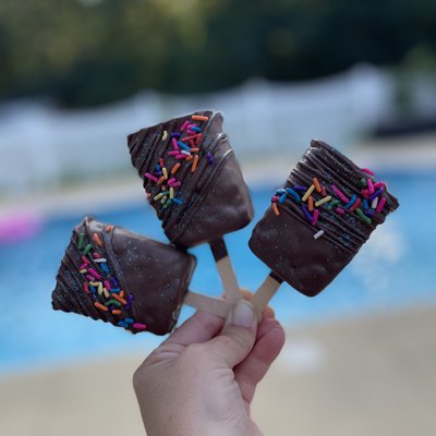 Chocolate Covered Rice Krispy Treats