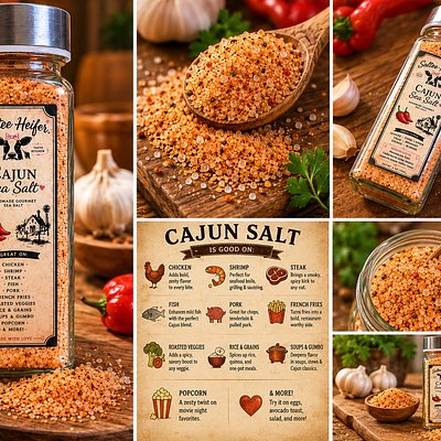 Cajun Sea Salt - 4 oz 