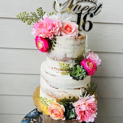 2 Tier Cakes Feeding 60