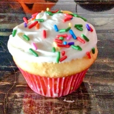 Sprinkle Surprise Cupcake