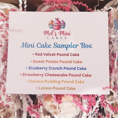 Mini Cake Sampler Box 