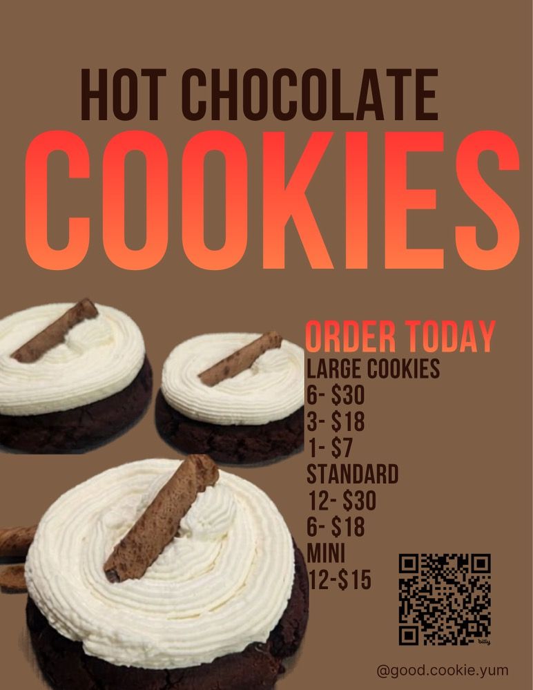 Hot Chocolate Cookie (Large 6-Pack) 