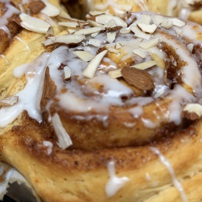 Giant Cinnamon Almond Rolls