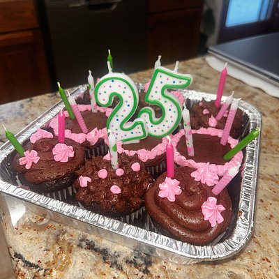 Chocolate Sourdough Cupcakes- 1 Dozen