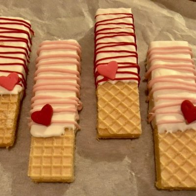 18 count dipped wafers