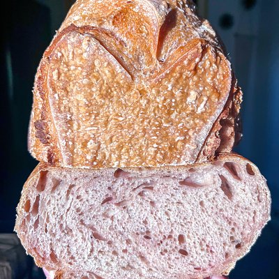 Pink Sourdough Artisan Loaf