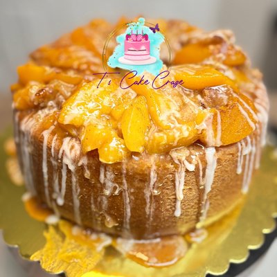 Peach Cobbler Pound Cake