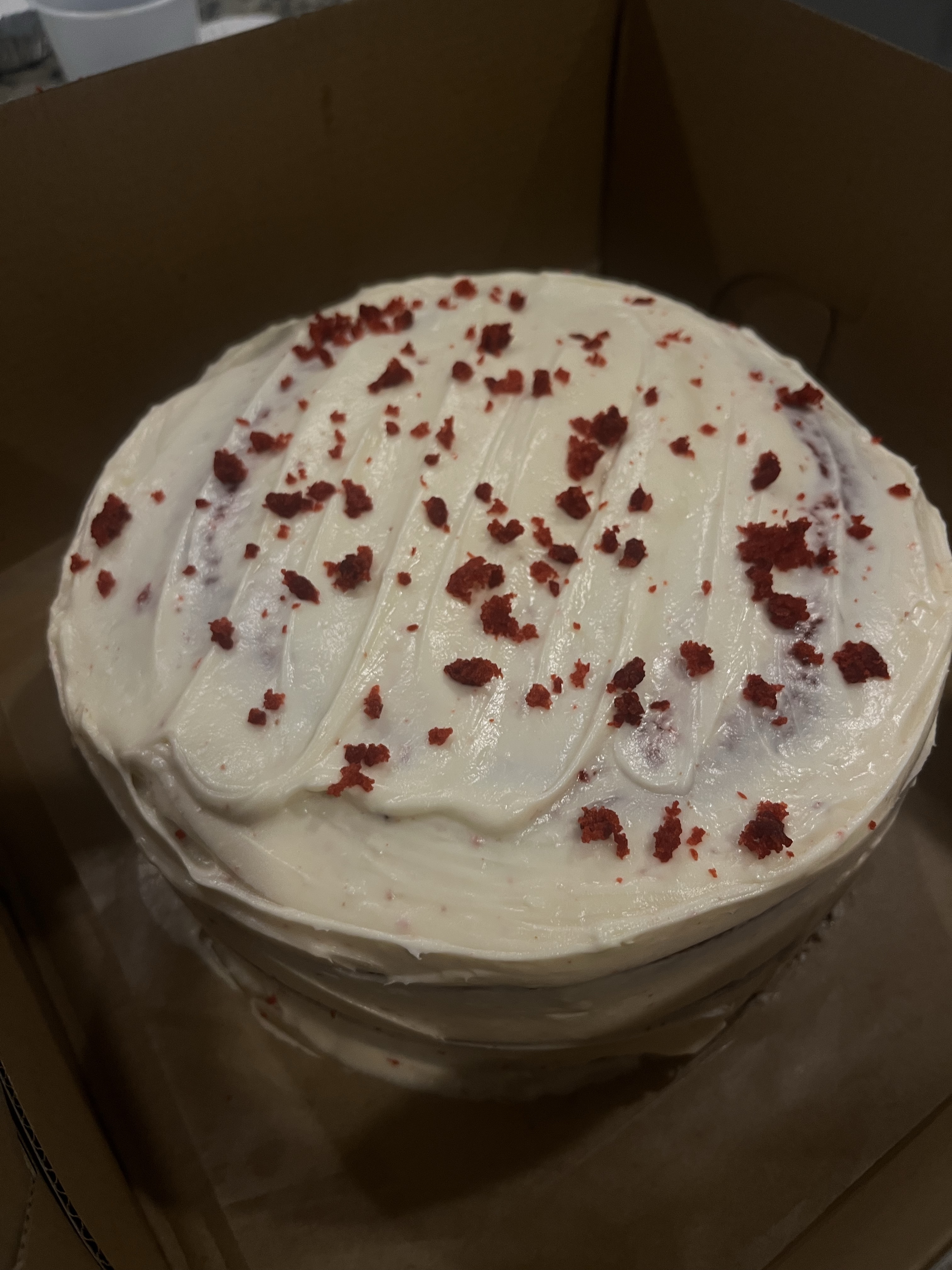 Decadent 3 Layer Red Velvet Cake 