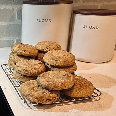 Pumpkin Sourdough Snickerdoodles
