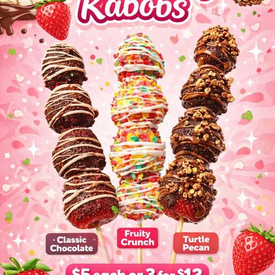 Strawberry Kabobs 🍡