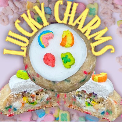 Half Dozen Lucky Charms Cookies