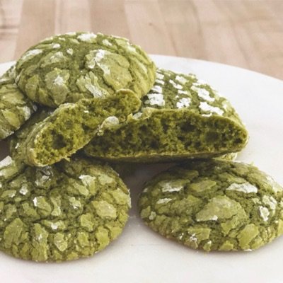 Almond Matcha Cookies (1 doz.)