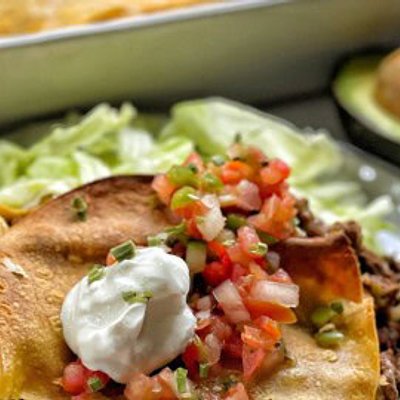 Stacked Crunchy Tostada Bake