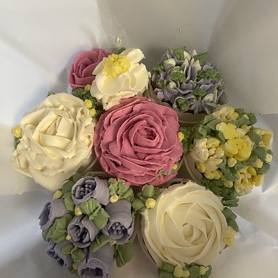 Mini Cupcake Flower Bouquet
