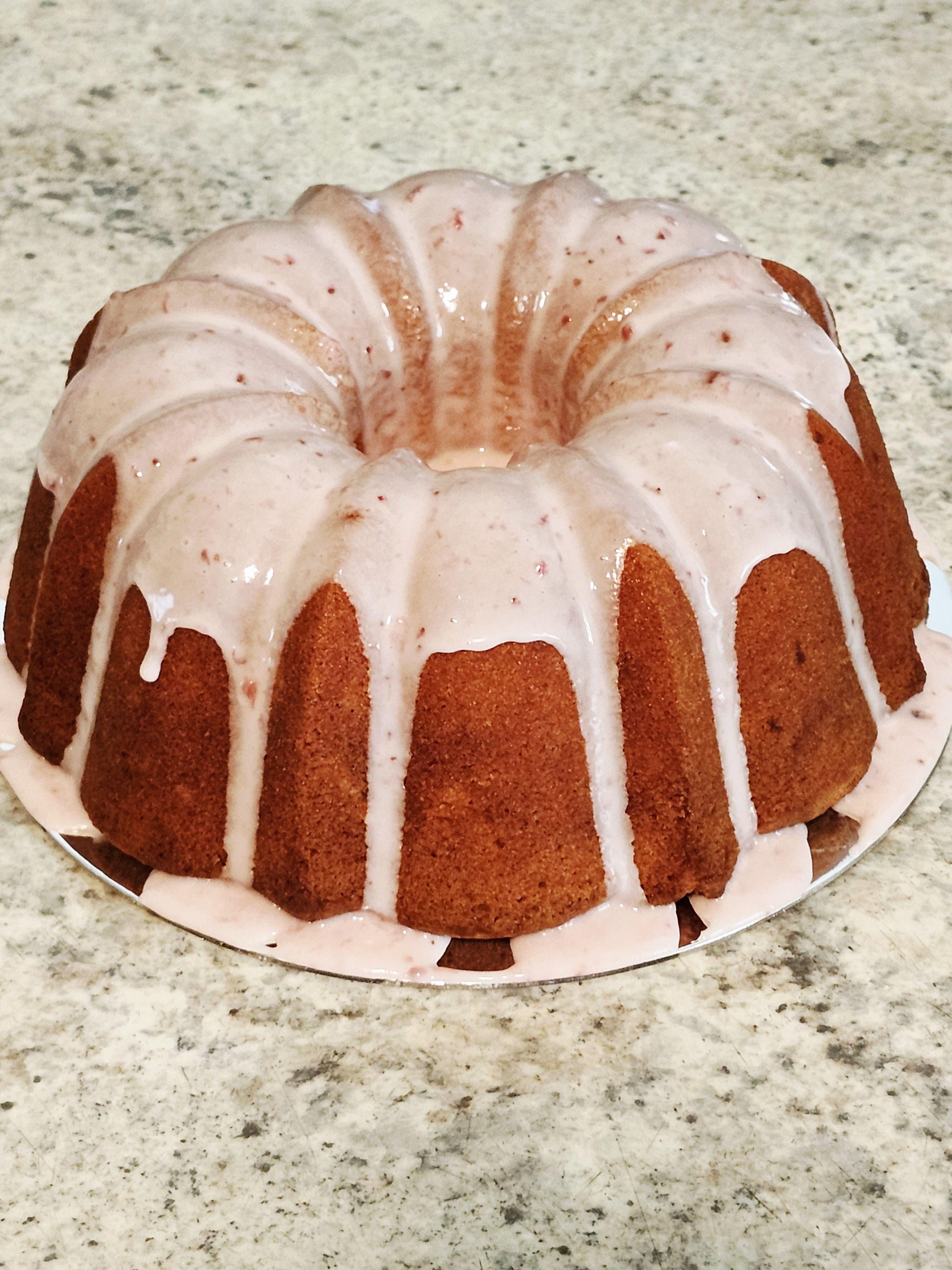 Strawberry Pound Cake 
