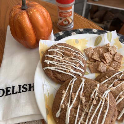 Pumpkin Snickerdoodle Cookies 