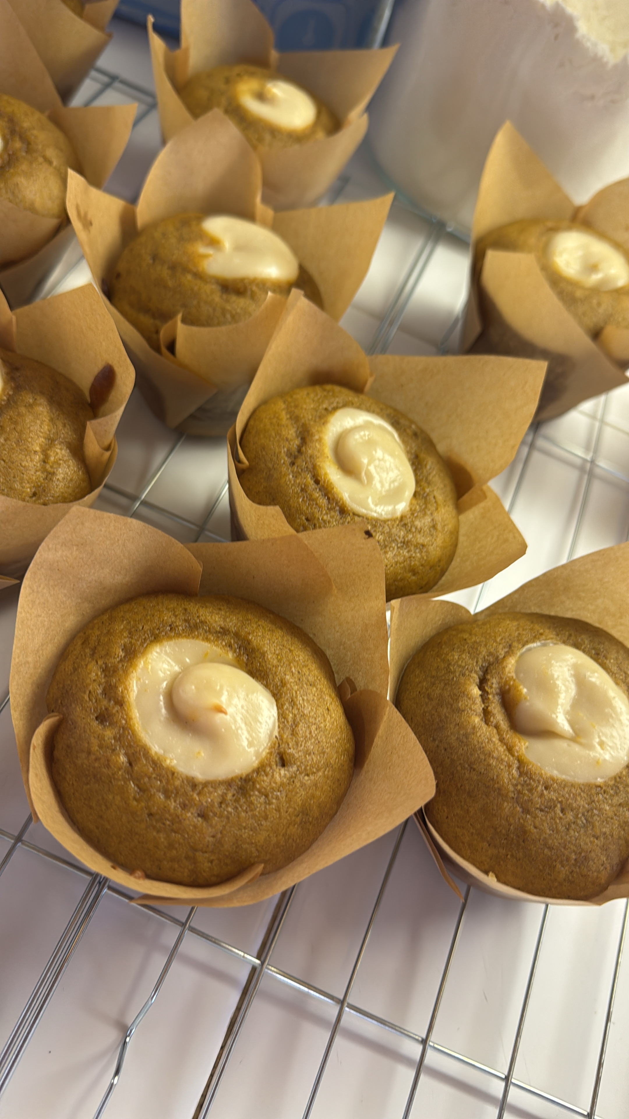 Pumpkin Cream Cheese Muffins