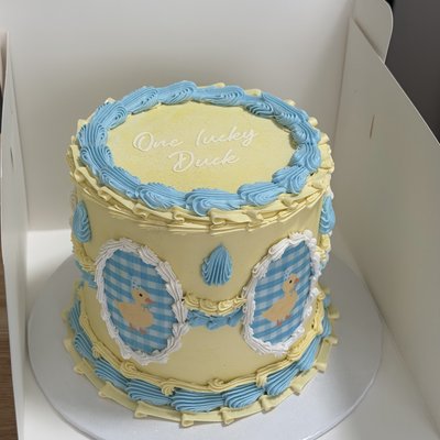 6” Cake  (8-12 Servings)