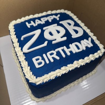 8 inch 2 layer- Square Cake