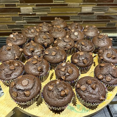 Double Chocolate Chip Muffins 