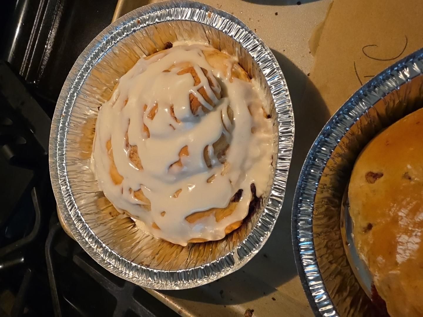 Halloween Jumbo Cinnamon Rolls