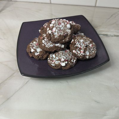 Double Chocolate Peppermint Cookies
