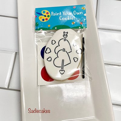 PYO Single Sugar Cookie - Valentine Hearts