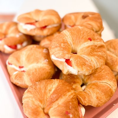 Berry Chantilly Croissants