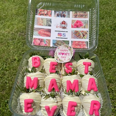  Classic Best Mom/mama  Ever Berries (milk Or White Chocolate Berries W/ Only Colored Letters ) 