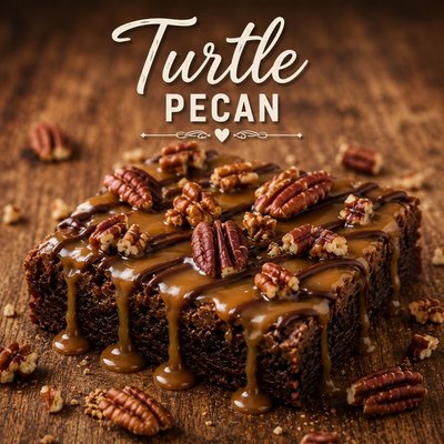 Turtle Pecan Brownie 