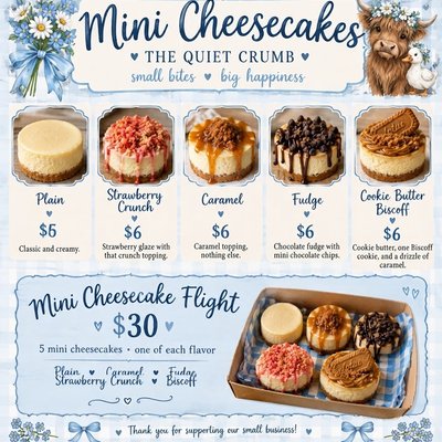 Cheesecake Flights 