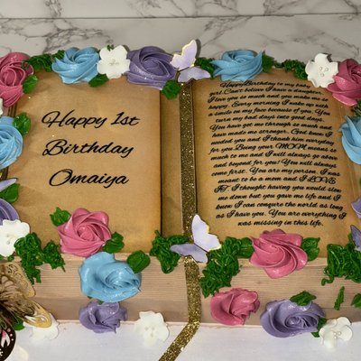 Book Cake 