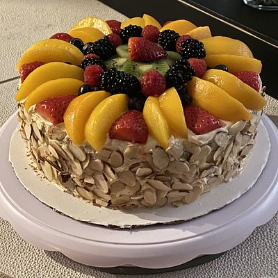 Almond Fruit Cake 