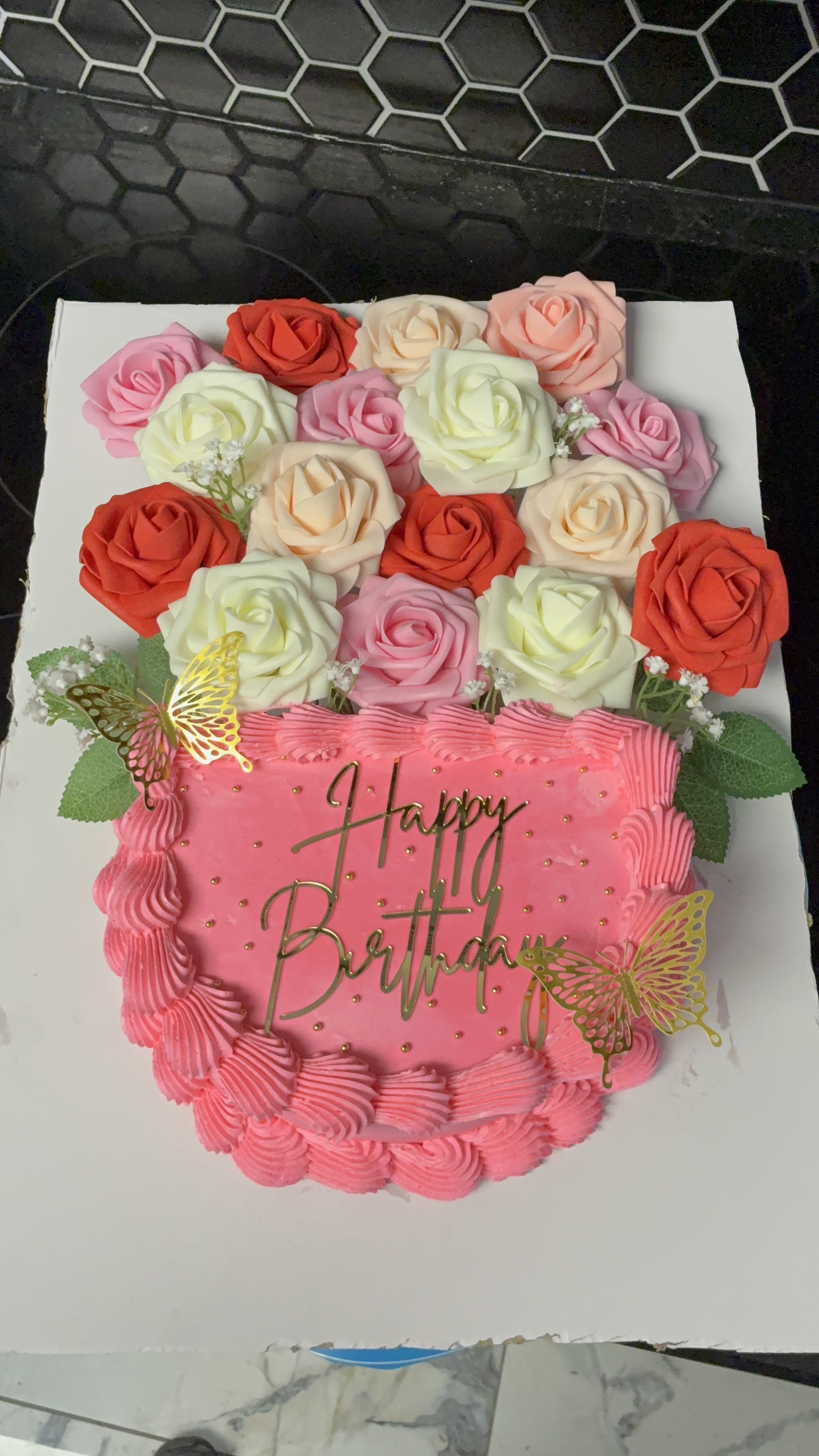 Floral Cake Box