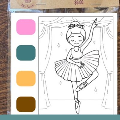 Ballet Paint-Your-Own Cookie