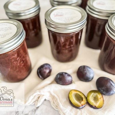 “Pflaumenmus” - Prune Plum Jam (half pint)