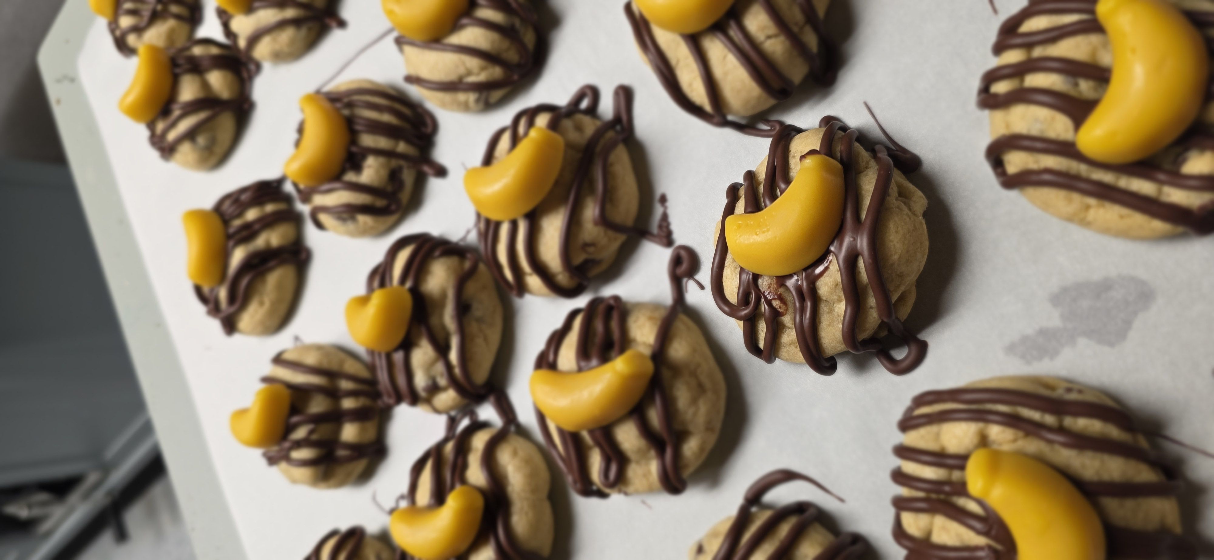Chocolate Covered Banana Cookies