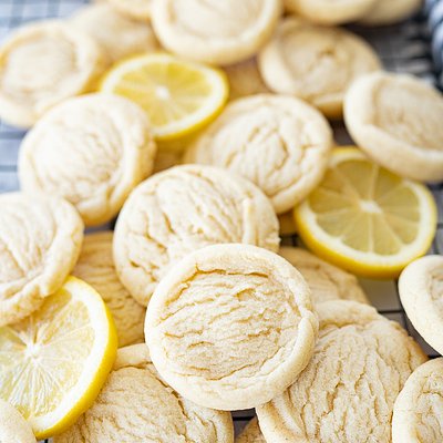 Glazed Lemon Sugar Cookies