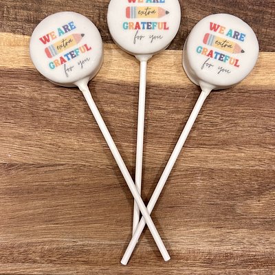 Round Cake Pucks With Printed Image - See Description 