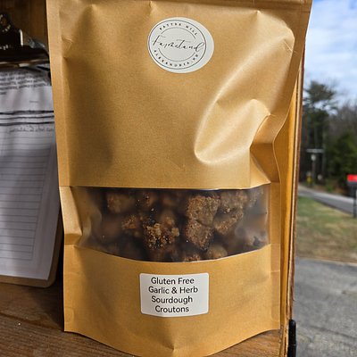 Garlic & Herb Sourdough Croutons