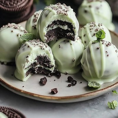 Mint Oreo Truffles