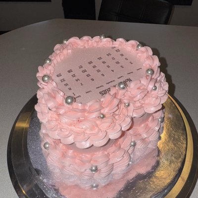 4” Cake, 2 Layers With  Buttercream 