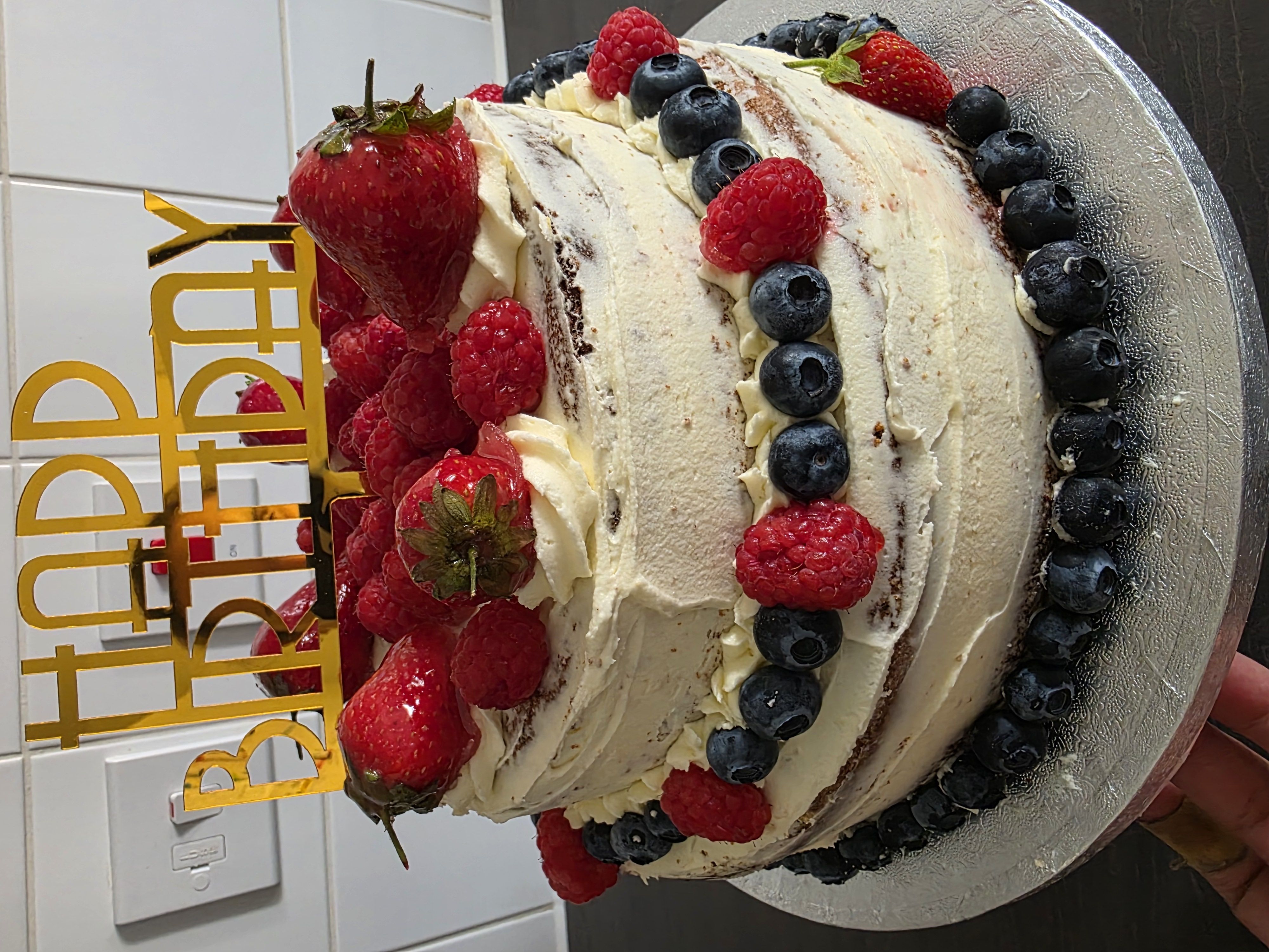 Naked Birthday Cake