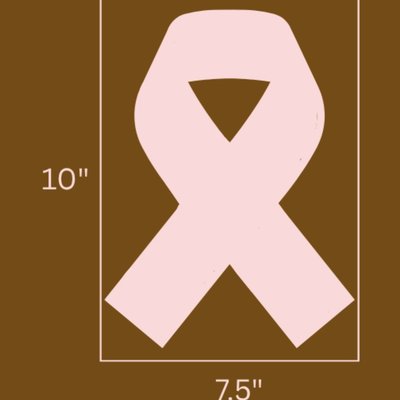 1 MEDIUM DOUBLE layer Number/Letter/Symbol (About 10" x 7.5")
