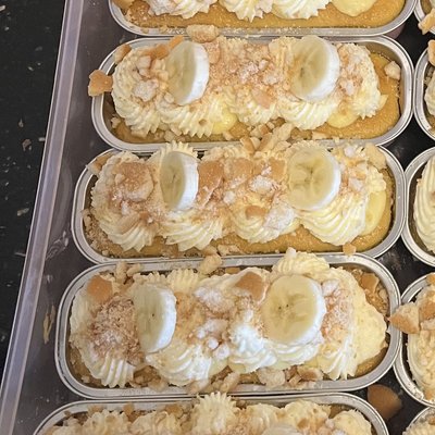 Banana Pudding Mini Loaf Cakes