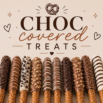 Choc Covered Pretzels / Rice Crispy 