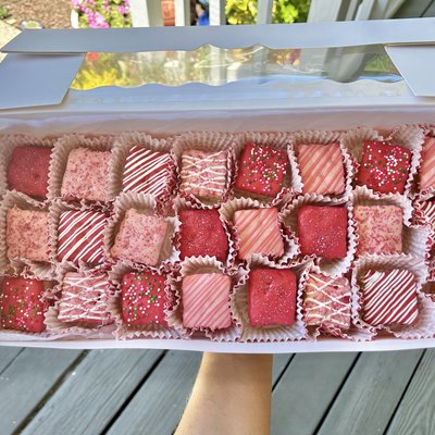 Dipped Rice Krispy Bites