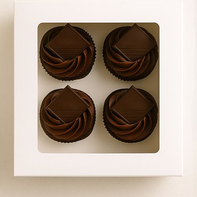 Dark Chocolat Cupcakes (4)