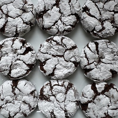 Dutch Chocolate Crinkle Cookies (GF/DF)